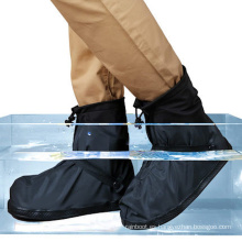 Botas económicas para zapatos de lluvia cubre el material de PVC impermeable para hombres sin deslizamiento